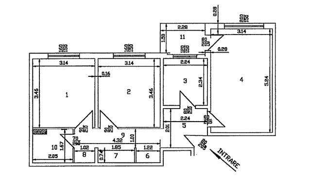 3 Camere Decomandat Confort 1  Renovat  Etaj 3  100m Tramvai  Mega Image
